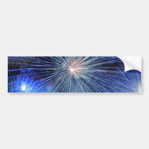 花火ロケット バンパーステッカー