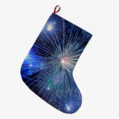 花火ロケット ラージクリスマスストッキング (正面 (吊り時))