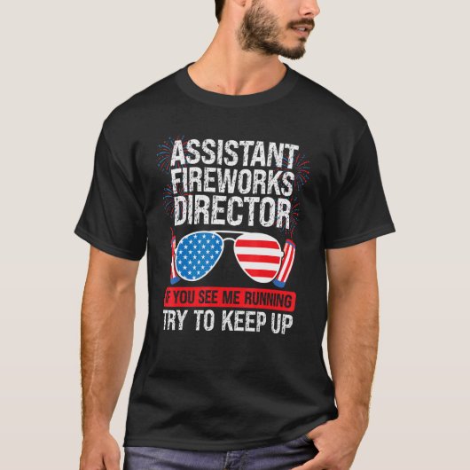 花火助監督ランニング補 Tシャツ (正面)