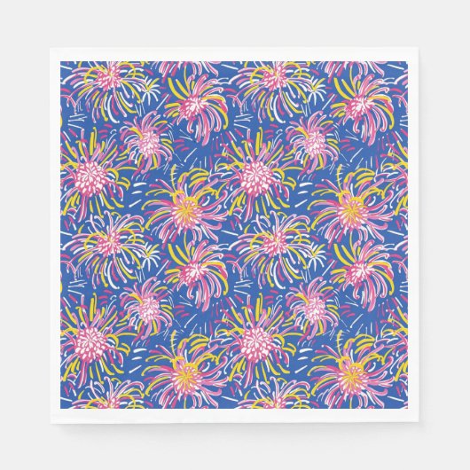 花火名門私立校風の7月4日ナプキン スタンダードランチョンナプキン (正面)