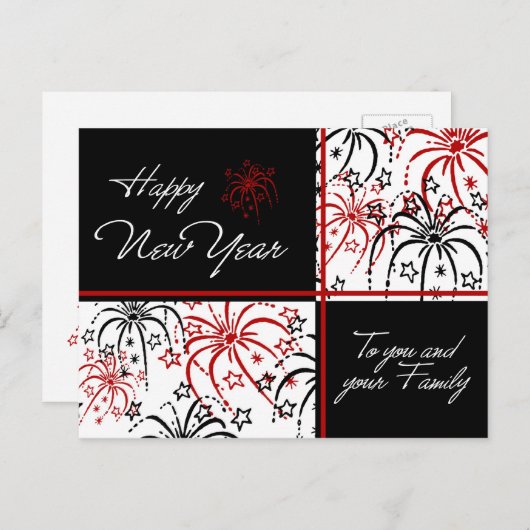 花火大会おめでとうのはがき シーズンポストカード (正面/裏面)
