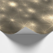 花火大会の星空の夜星 ラッピングペーパー (角)