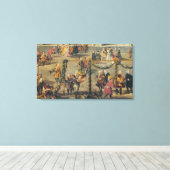 花火大会の準備 キャンバスプリント (インサイチュ (ウッドフロア))