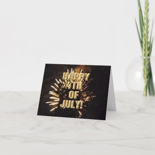 花火大会10 7月4日 カード (正面)