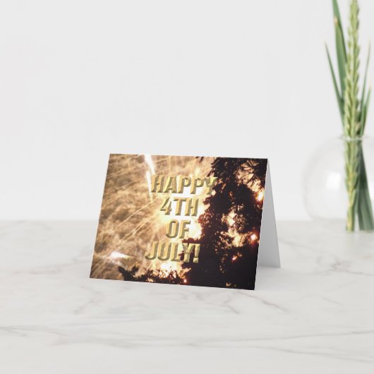 花火大会15 7月4日 カード (正面)