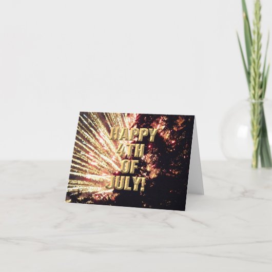 花火大会7月11日4日 カード (正面)