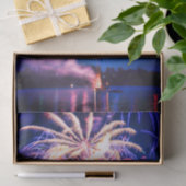 花火大会7月4日ブルーインディペンデンスデー 薄葉紙 (ギフト)