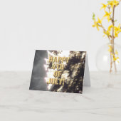 花火大会7月4日 カード (黄色い花)