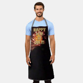 花火大会8 7月シェフエプロン4日 エプロン (着用した状態)