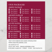 花火大会、パーティーイベントプランナー広告 チラシ (裏面)