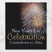 花火大会 ワインラベル (シングルラベル)