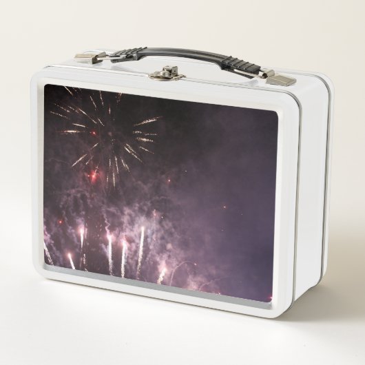 花火弁当箱 メタルランチボックス (正面)