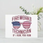 花火技師 7月4日 面白い アメリカ 招待状 (スタンド正面)