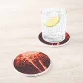 花火抽象芸術印象派 コースター (側面)