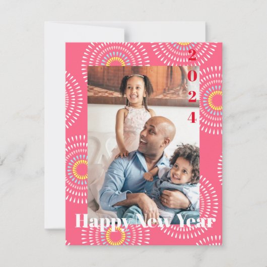 花火日本のさくらんぼ ノートカード (正面)