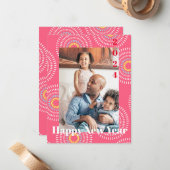 花火日本のさくらんぼ ノートカード (正面/裏面インサイチュ)