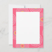 花火日本のさくらんぼ ノートカード (裏面)