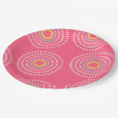 花火日本のさくらんぼ ペーパープレート (アングル)