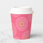 花火日本のさくらんぼ 紙コップ (裏面)