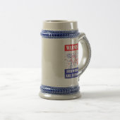 花火注意看板 ビールジョッキ (正面右)