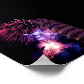 花火照明ピサポスターの塔 ポスター (角)