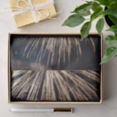 花火独立記念日金ゴールドブラック7月4日 薄葉紙 (ギフト)