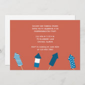 花火独立記念日 招待状 (正面/裏面)