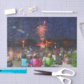 花火独立記念日 薄葉紙 (クラフト)