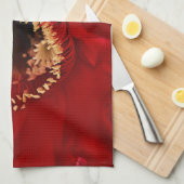 花火用サボテン キッチンタオル (四つ折り)