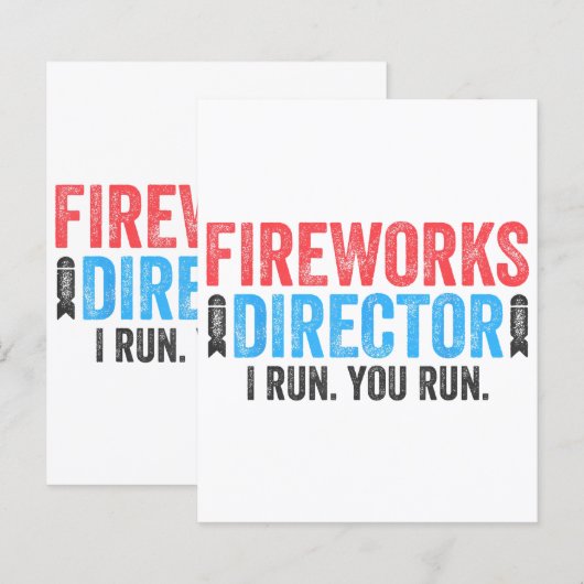 花火監督Tシャツ7月4日 (正面/裏面)