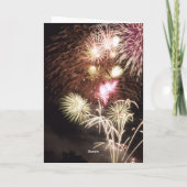 花火祝いカード カード (裏面)
