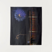 花火稲妻 タペストリー (正面)