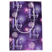 花火菓子16紫ID984 ミディアムペーパーバッグ (正面)