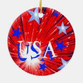 花火赤白青'USA'オーナメント セラミックオーナメント (裏面)