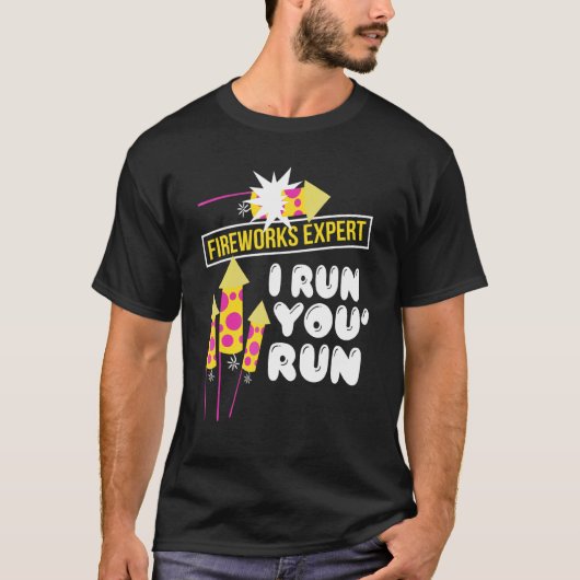 花火走専門者走1 Tシャツ (正面)
