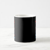 花火走監督は走7おもしろい月4日 コーヒーマグカップ (中央)