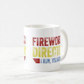 花火走監督君走は コーヒーマグカップ (正面右)