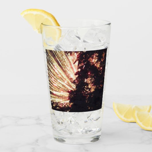 花火11コリンズのガラスのタンブラー タンブラーグラス (アイス正面)
