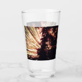 花火11コリンズのガラスのタンブラー タンブラーグラス (正面)