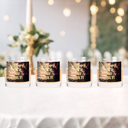 花火11 7月のロックグラスセットの4の4番目 ウイスキーグラス (インサイチュ (ウェディング))