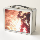 花火12ステンレス弁当箱 メタルランチボックス (正面)