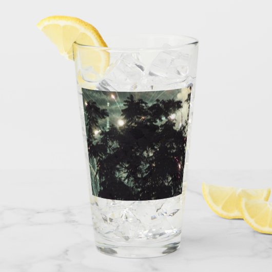 花火13コリンズのガラスのタンブラー タンブラーグラス (アイス正面)