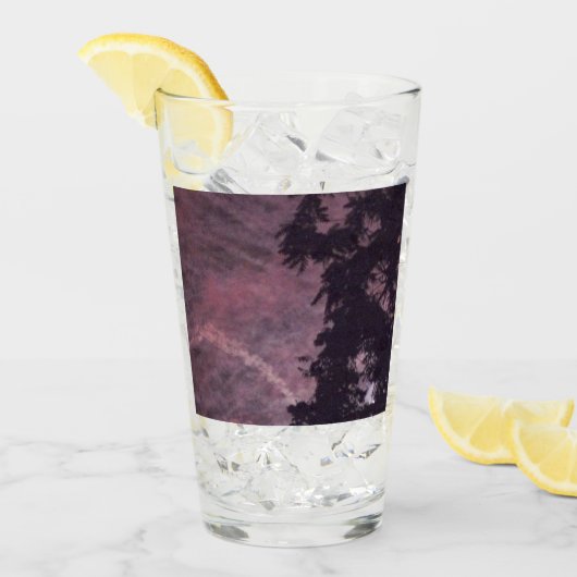 花火16コリンズのガラスのタンブラー タンブラーグラス (アイス正面)