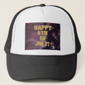 花火16 7月の4thトラック運転手ハット キャップ (正面)