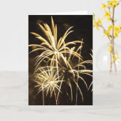 花火19 カード (黄色い花)