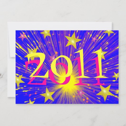花火'2011'パーティの招待状 招待状 (正面)