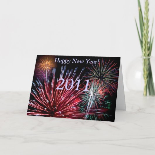 花火2013年新年おめでとう シーズンカード (正面)
