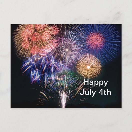 花火27月4日はがき ポストカード (正面)