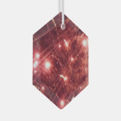 花火3ガラス六角オーナメント ガラスオーナメント (正面右)