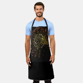 花火4シェフエプロン エプロン (着用した状態)